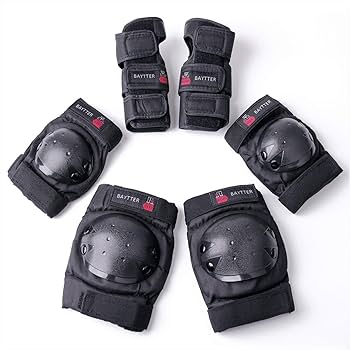 PROTEC スケートボードプロテクター３点セット肘、膝、手首 楽天市場】スケートボード プロテクター 3点セット 膝 肘 手首